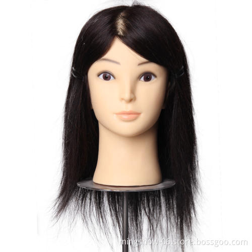 Female mannequin head hair  training doll head for hairdresser